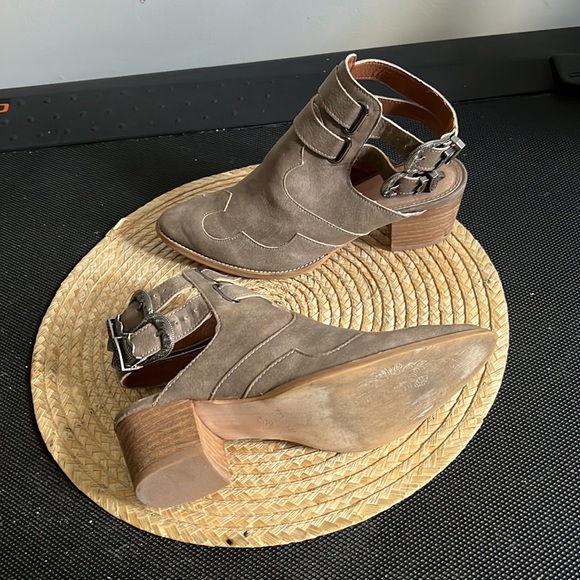 Mi.im leather Western Buckle Sandals Boots Size 7.5 - Picture 5 of 16